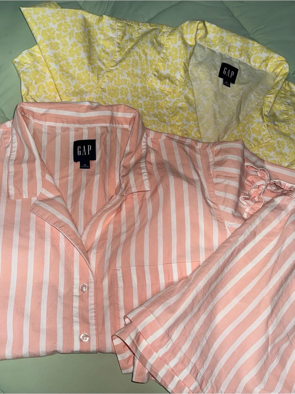 GAP Pink and Yellow Sleep Set